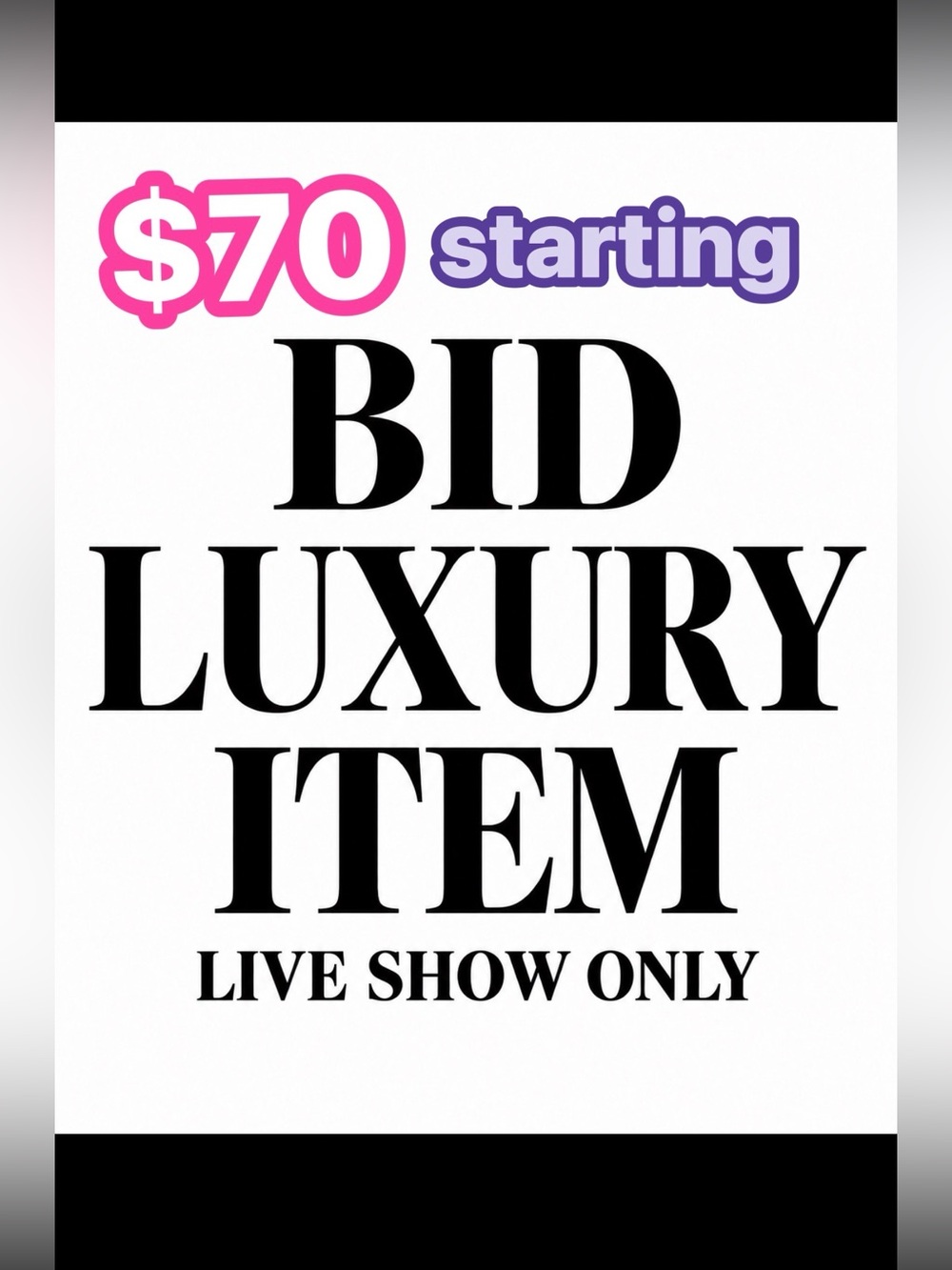 bid-live show